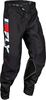 Fly Racing Kinetic Prix,  textile pants,  color: Black/White/Red,  size: 40
