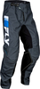 Fly Racing Kinetic Prix,  textile pants,  color: Dark Grey/Black/Blue,  size: 38