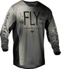 Fly Racing Kinetic Prodigy,  jersey kids,  color: Black/Grey/Light Grey,  size: YS