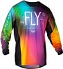 Fly Racing Kinetic Prodigy,  jersey kids,  color: Black/Pink/Blue/Orange,  size: YXL