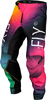 Fly Racing Kinetic Prodigy,  textile pants kids,  color: Black/Pink/Blue/Orange,  size: 26