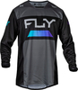 Fly Racing Kinetic Reload,  jersey,  color: Black/Dark Grey/Blue,  size: XXL
