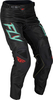 Fly Racing Kinetic S.E. Rave,  textile pants,  color: Black/Mint/Red,  size: 32