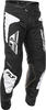 Fly Racing Kinetic Sym,  textile pants,  color: Black/White,  size: 30