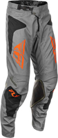 Fly Racing Kinetic Sym,  textile pants,  color: Grey/Orange/Black,  size: 32
