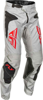 Fly Racing Kinetic Sym,  textile pants,  color: Grey/Red/Black,  size: 30