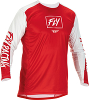 Fly Racing Lite,  jersey,  color: Red/White,  size: L