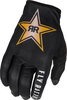 Fly Racing Lite Rockstar,  gloves,  color: Black/Gold,  size: XS