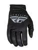 Fly Racing Lite S23,  gloves kids,  color: Black/Grey,  size: YM