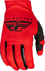 Fly Racing Lite S23,  gloves kids,  color: Red/Black,  size: YS