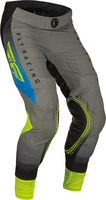 Fly Racing Lite S23,  textile pants,  color: Grey/Blue/Neon-Yellow,  size: 30