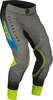 Fly Racing Lite S23,  textile pants,  color: Grey/Blue/Neon-Yellow,  size: 34