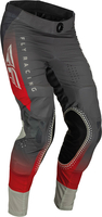 Fly Racing Lite S23,  textile pants,  color: Red/Grey,  size: 28