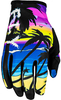 Fly Racing Lite S24,  gloves,  color: Black/Blue/Yellow/Pink,  size: L