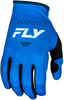 Fly Racing Lite S24,  gloves,  color: Blue/White,  size: M