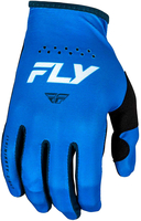 Fly Racing Lite S24,  gloves,  color: Blue/White,  size: M