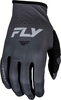 Fly Racing Lite S24,  gloves,  color: Dark Grey/Black,  size: 3XL