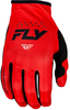 Fly Racing Lite S24,  gloves,  color: Red/Black,  size: XS