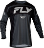 Fly Racing Lite S24,  jersey,  color: Black/Dark Grey/Light Grey,  size: M