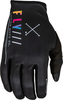 Fly Racing Lite S.E. Avenger,  gloves,  color: Black/Sunset,  size: XXL
