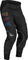 Fly Racing Lite S.E. Avenger,  textile pants,  color: Black/Orange/Blue/Pink,  size: 36