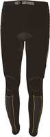 Forcefield Tech 3 Base,  functional pants,  color: Black/Grey/Yellow,  size: S