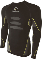 Forcefield Tech 3 Base,  functional shirt,  color: Black/Grey/Yellow,  size: S