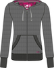 Furygan Agate,  zip hoodie women,  color: Grey/Pink,  size: L