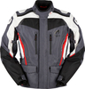 Furygan Apalaches,  textile jacket waterproof,  color: Black/Grey/Red,  size: XXL