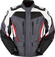 Furygan Apalaches,  textile jacket waterproof,  color: Black/Grey/Red,  size: XXL