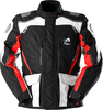 Furygan Apalaches,  textile jacket waterproof,  color: Black/Light Grey/Red,  size: M