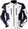 Furygan Brooks,  textile jacket waterproof,  color: Light Grey/Dark Blue/Red,  size: 4XL
