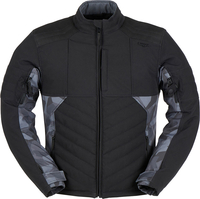 Furygan IceTrack Camo,  textile jacket waterproof,  color: Black/Grey,  size: M