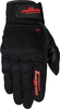Furygan Jet Lady D3O,  gloves women,  color: Black/Red,  size: S
