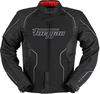 Furygan Legacy 2in1,  textile jacket,  color: Black/Grey,  size: M