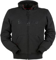 Furygan Luxio Evo,  zip hoodie,  color: Black,  size: S