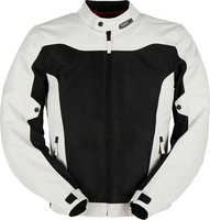 Furygan Mistral Evo 3,  textile jacket,  color: Light Grey/Black,  size: M