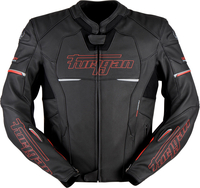 Furygan Nitros,  leather jacket,  color: Black/Red,  size: 3XL
