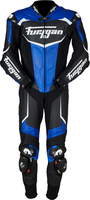Furygan Overtake,  leather suit 1pcs. perforated,  color: Black/Blue/White,  size: 50
