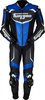 Furygan Overtake,  leather suit 1pcs. perforated,  color: Black/Blue/White,  size: 54