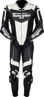 Furygan Overtake,  leather suit 1pcs. perforated,  color: Black/White,  size: 54