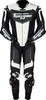 Furygan Overtake,  leather suit 1pcs. perforated,  color: Black/White,  size: 56