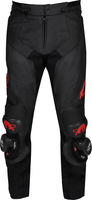Furygan Raptor Evo,  leather pants,  color: Black/Red,  size: 40