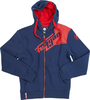 Furygan RCG Lap,  zip hoodie,  color: Blue/Red,  size: L