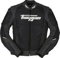 Furygan Speed Mesh Evo,  leather/textile jacket,  color: Black/White,  size: M
