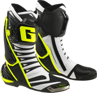Gaerne GP-1 Evo,  boots,  color: White/Black/Neon-Yellow,  size: 45 EU