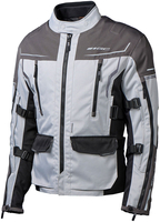 GC Bikewear Catania,  textile jacket waterproof,  color: Light Grey/Grey/Black,  size: L