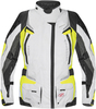 Germot Allround,  textile jacket women,  color: Light Grey/Yellow,  size: 54