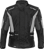 Germot Aron,  textile jacket,  color: Black/Light Grey,  size: XXL