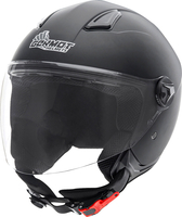 Germot GM 196,  jet helmet,  color: Matt-Black,  size: XS